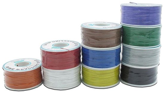 30AWG 0.25mm Solide Draad - Gekleurde Elektrische Kabel Spoel voor DIY Projecten, Flexibele en Zachte Verbindingen met Geëmailleerd Koper — afbeelding 3