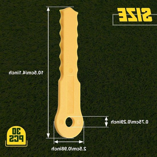 30 Stuks Vervangende Nylon Bladen voor Onkruidtrimmer - Compatibel met Push-N-Load en Pivotrim 2-in-1 Hoofd, Duurzaam en Efficiënt Onkruidbestrijding Accessoire — afbeelding 4