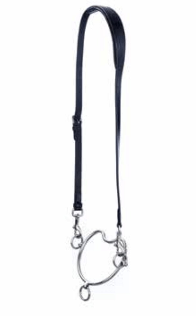 EQUI LOOK Kopriem voor hengstenbit Zwart - Full Zwart