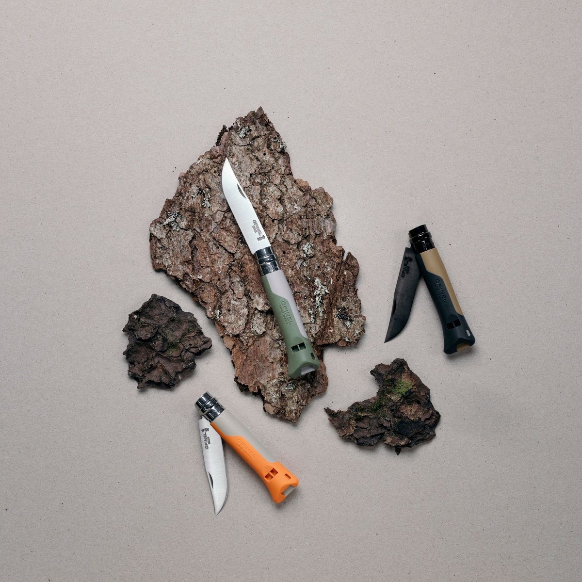 Opinel Zakmes N°08 Horizon - rvs/Polyamide - Mustard