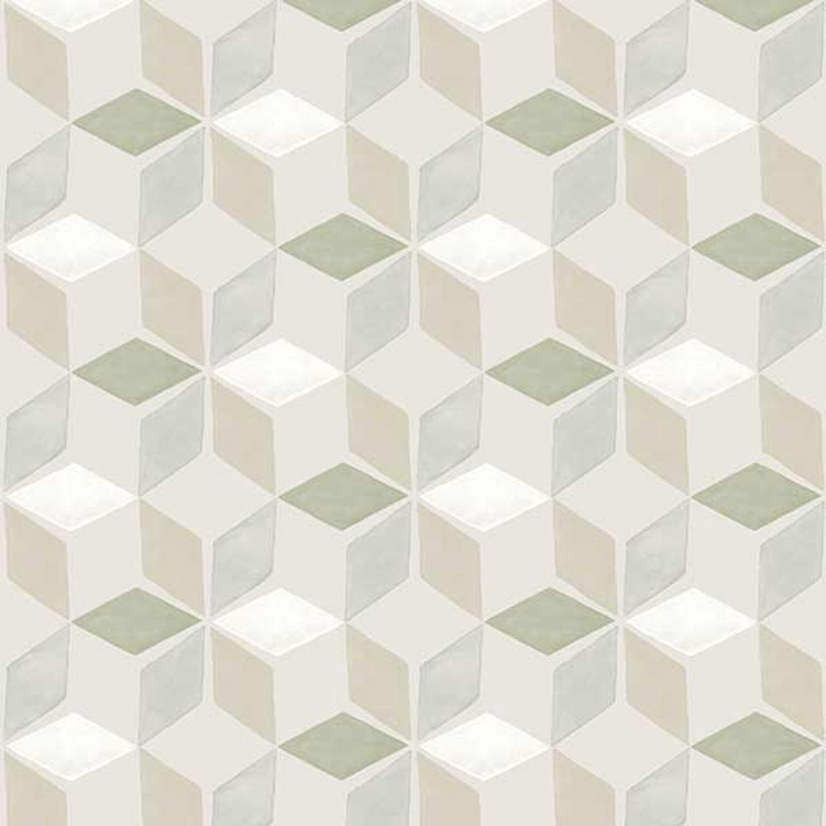 Flügger Fiona Vliesbehang 570104 - Six Senses - Illusion - Groen - 53cm x 10.05m