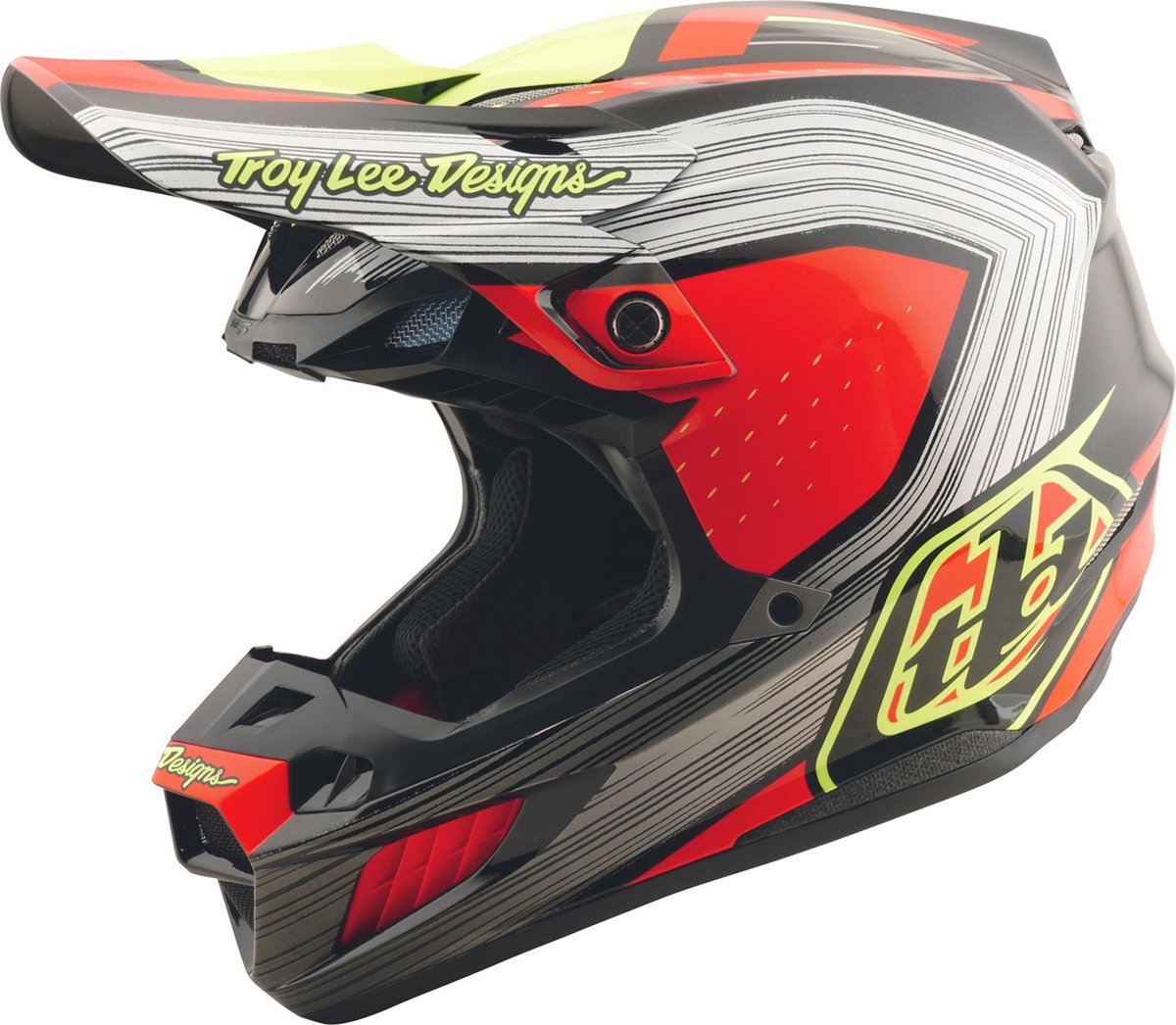 Troy Lee Designs SE5 Composite Stripes MIPS Motorcross helm -
