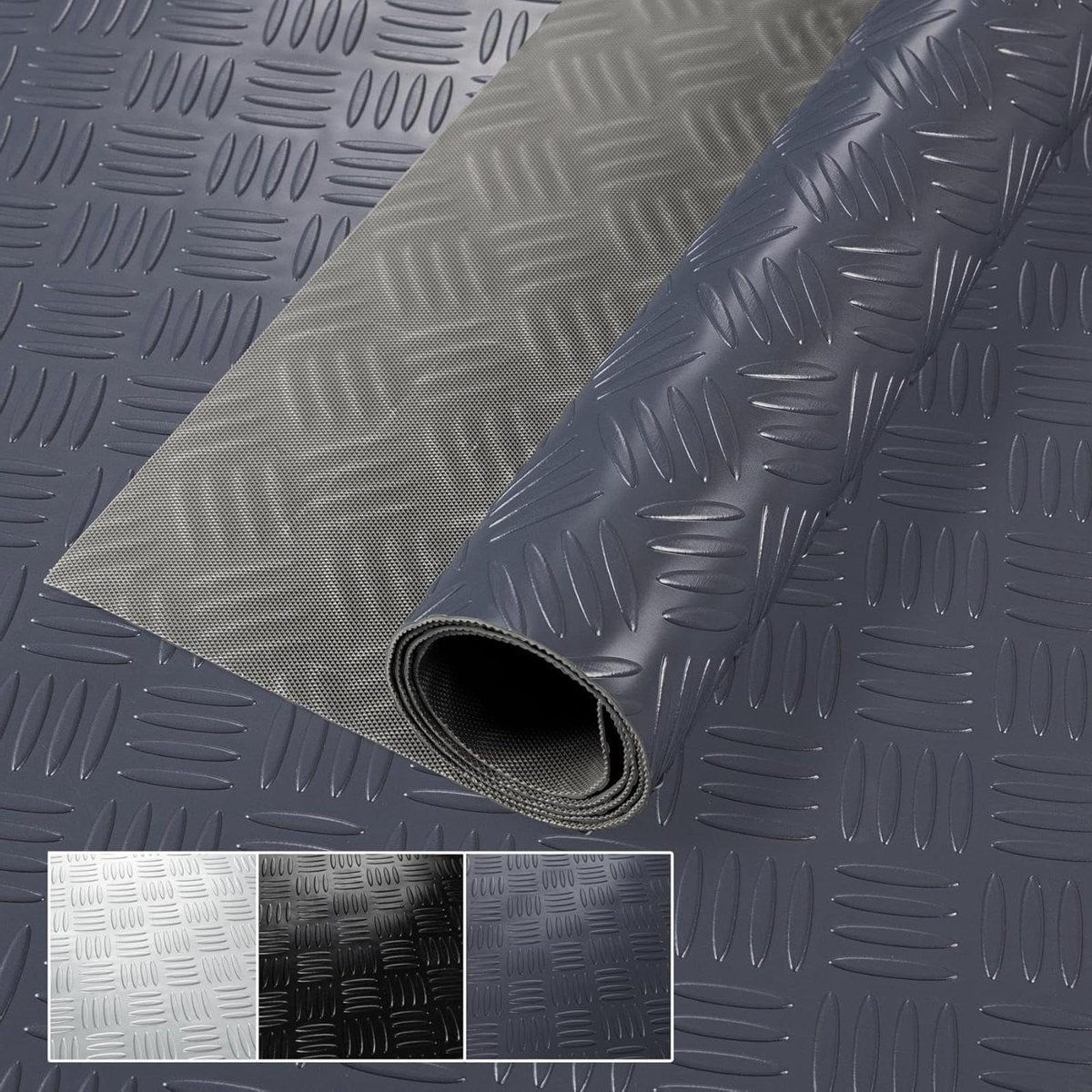 PVC vloerbedekking - Antislipmat vloermat - Vloer beschermen - Meterware op maat - 180 x 1