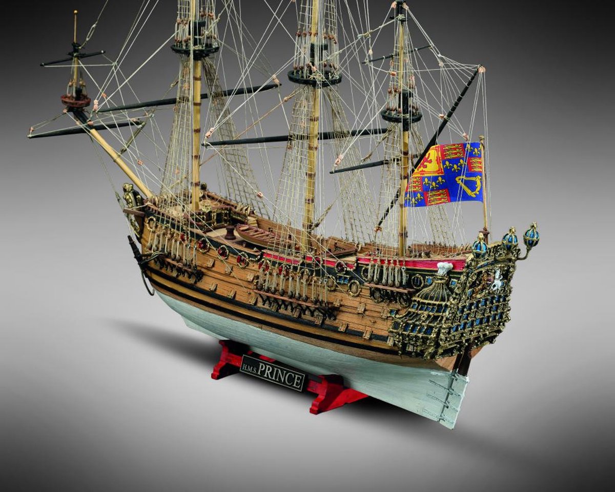 Mamoli MV80 HMS Prince houten scheepsmodel schaal 1:144 DIY
