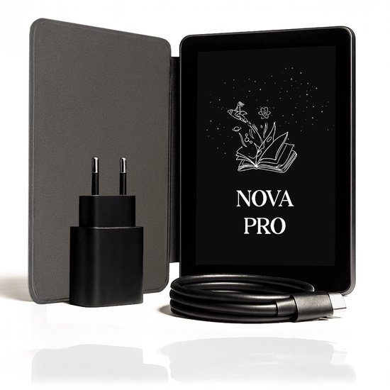 SwayTosh E-Reader Nova Pro – 6 inch 2025 – 64GB + Cloud Opslag – Ereader Met Luxe Hoes – Storytel-Ondersteuning – Schermverlichting en Nachtmodus – E Reader Voor Ebook & Luisterboeken – Met Oplader