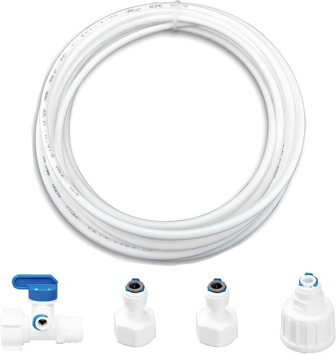 Waterreinigingsslang 5 meter met terugslagventiel voor Waterfilter Koelkast