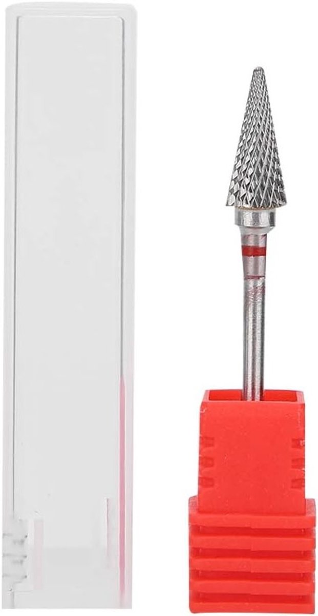 SnelShoppen - Nail Drill Bits Roestvrij Staal Accessoire voor Manicure Pedicure, Diamant Cutter voor Gel en Acrylnagels, Veilig en Duurzaam
