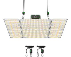VIVOSUN 400W LED Kweeklamp voor Planten, Volledig Spectrum Lumalight met Hoge PPFD en Dimbare Functie, Slimme Plantenverlichting voor Kamerplanten, Kweektenten, Groenten en Bloei