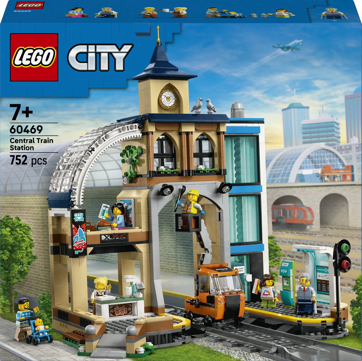 LEGO® City Centraal Station, Bouwspeelgoedset - 60469 — afbeelding 19