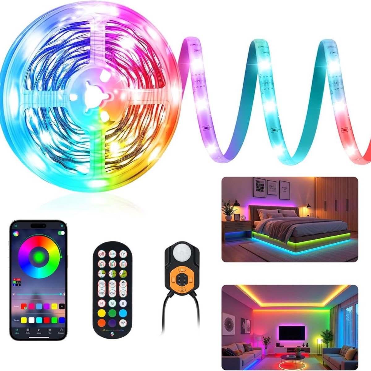 MRKK® LED Verlichting Met Bewegingssensor – LED Strip – Sensorverlichting