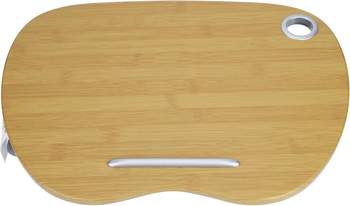Laptop Schoottafel - Werkkussen Bureau - Comfortabel Werken - Draagbaar Ontwerp - 40x30cm - Grijs