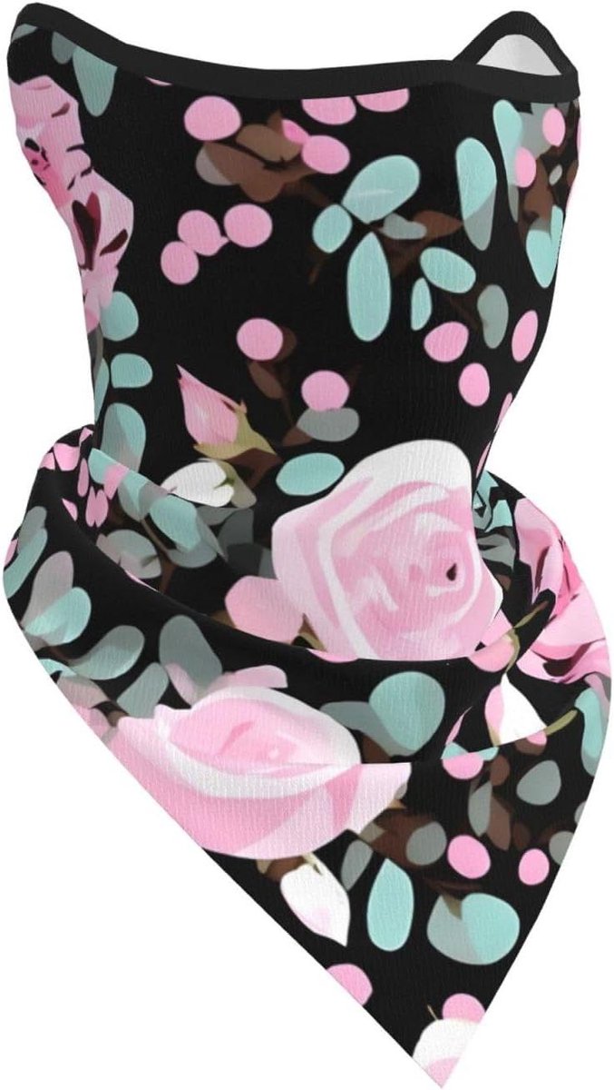 Balaclava Gezichtsmasker - Skihelm Cover - Outdoor Activiteiten - UV Bescherming - Unisex - Roze Leopard