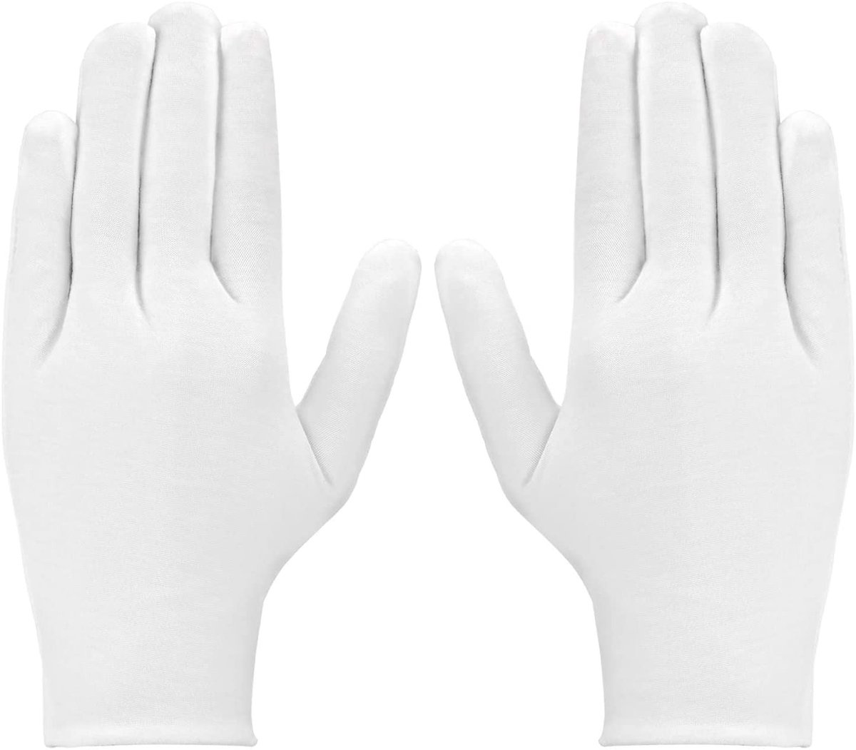 Dailygoods- Katoenen Handschoenen 3 Paar - Witte Handschoenen - Eczeem - Hydratatie - Reiniging - Maat 8 Inch
