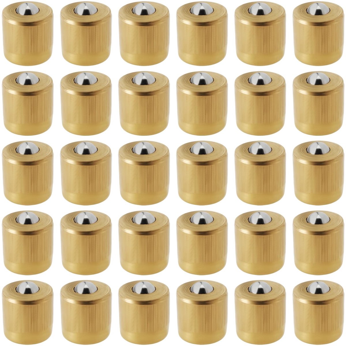 Dailygoods- Olieman 30 Stuks - Messing Olie Nozzle - 8x8.7mm - Vaste-Puntsmering - Voor Machines - Voorkomt Stofdichting - Smering