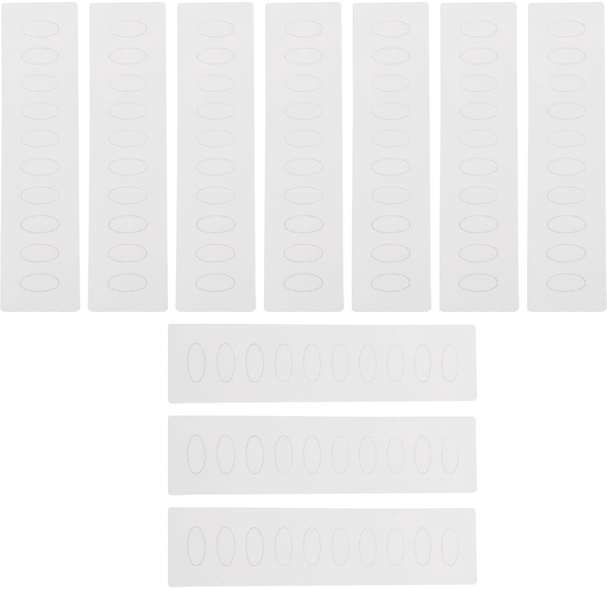 Dailygoods- Nagelriemduwer 100 Stuks - Zelfklevend Schuurpapier - Fijn Schuurpapier 180 Grit - Hygiënisch - Eenvoudig Vervangen - Afmetingen 2 x 8 cm