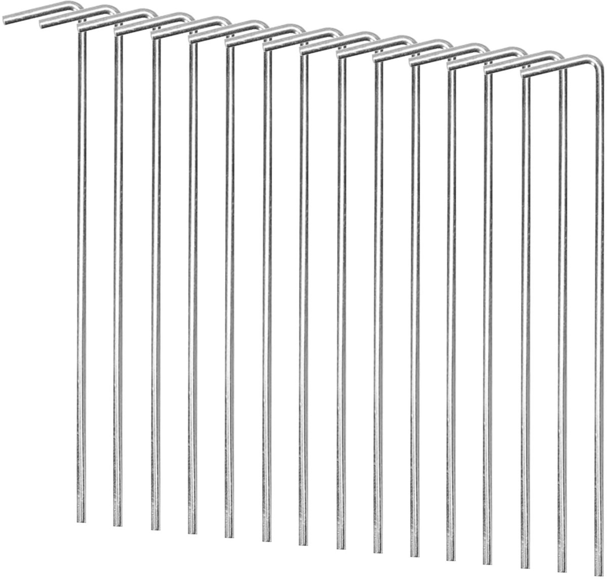 Dailygoods- Tentharingen 15 Stuks - 16 cm - Stormbestendig - Grondanker - Voor Tentbevestiging - Duurzaam Aluminium - Lichtgewicht - Tentankers
