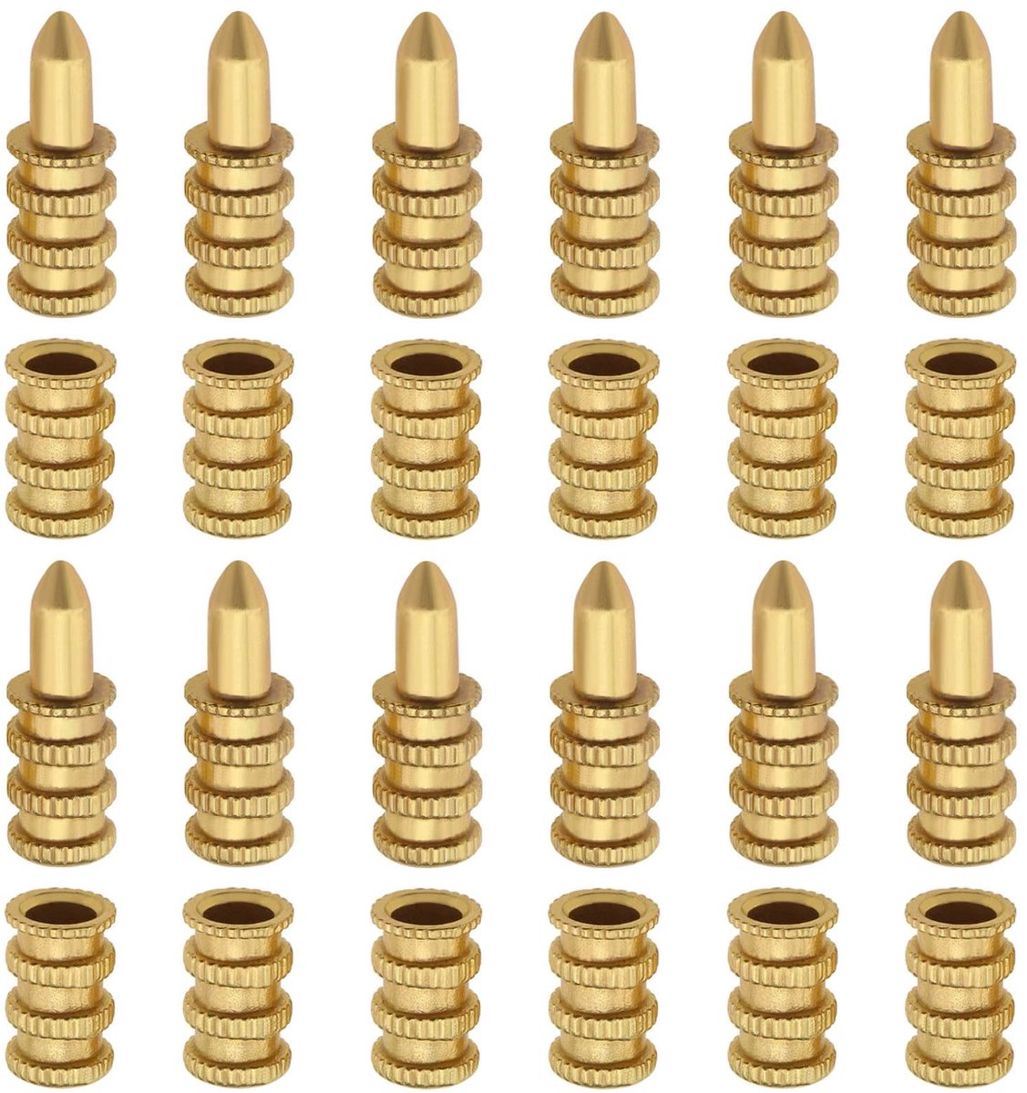 Dailygoods- Tafelconnectoren 20 stuks - Nauwkeurige Houtuitlijning - Houtbewerking - Meubelreparatie - Zinklegering - Verborgen Ontwerp 8×28 mm - Houtverbinding