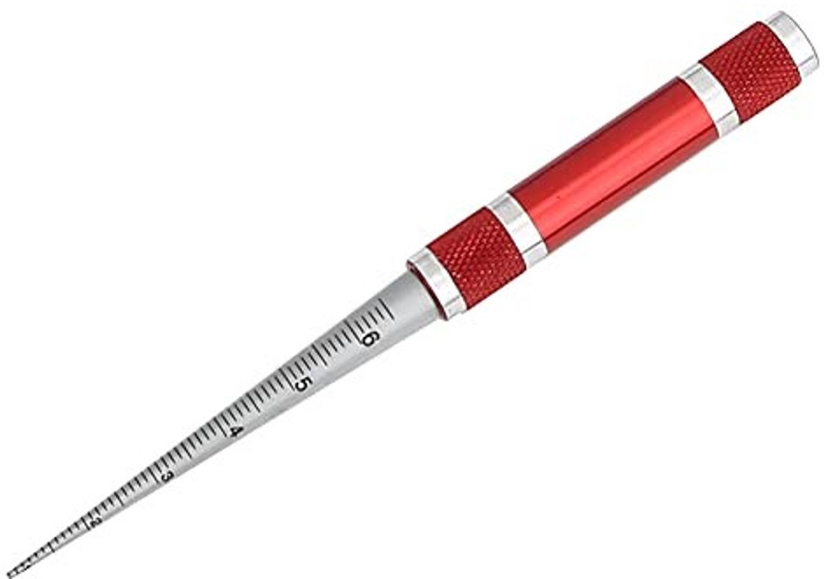Dailygoods- Boringmeter Nauwkeurige Meting - Taps Toelopen - Roestvrij Staal - Duurzaam Gereedschap - Voelermaat 1-6,5 mm - Eenvoudig Ontwerp - Meetgereedschap