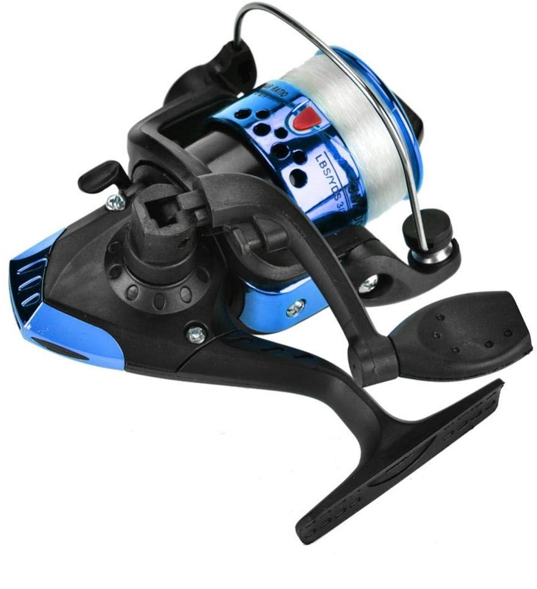 Dailygoods- Spin-reel Lichtgewicht - Antisliphandgreep - Kunststof Beplating - Zoetwater Visgerei - Premiumkwaliteit - Onmisbaar Accessoire - Visreel