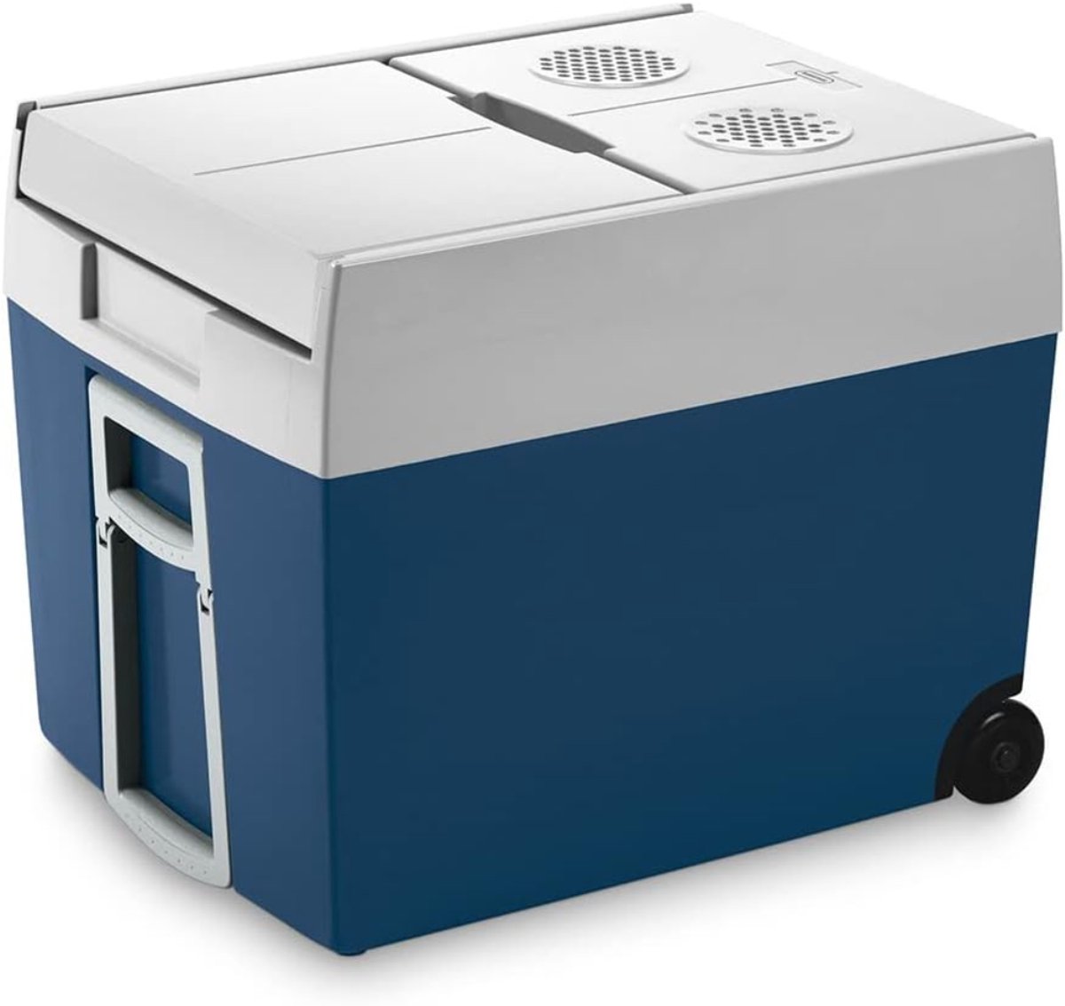 QUOVO® Elektrische koelbox 12 en 230 volt - Elektrische koelbox - Koelbox -Blauw - ‎40cm x 54cm x 46cm