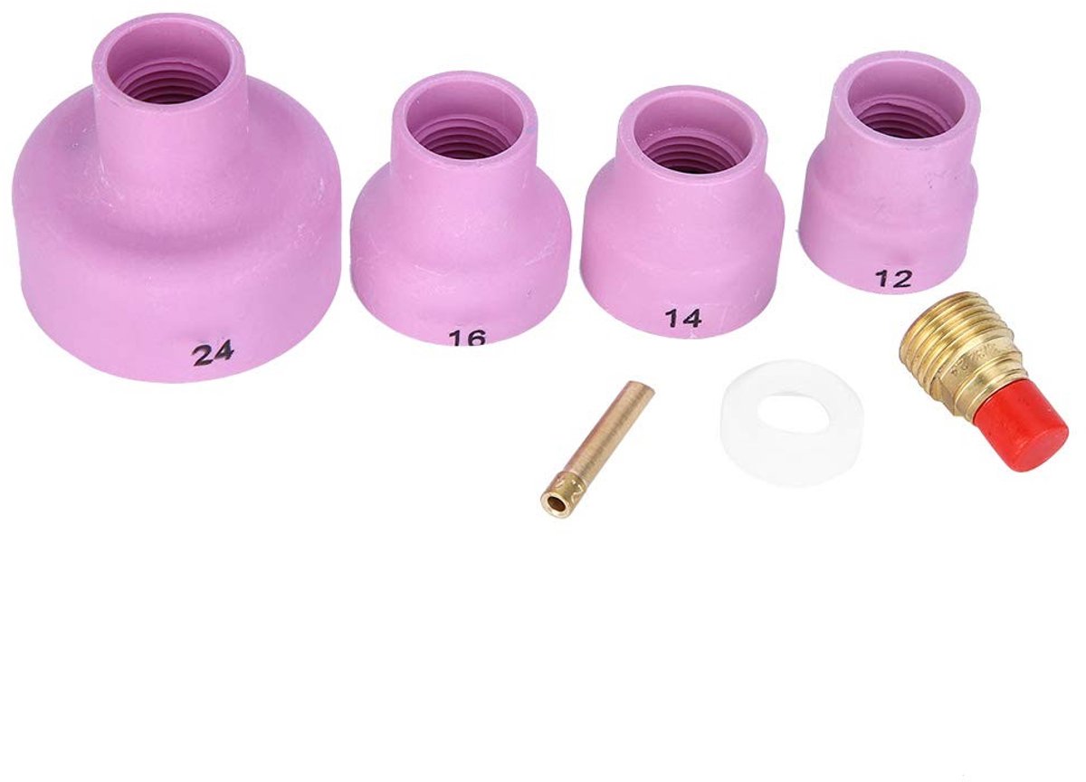 Dailygoods- Keramische Nozzle - Zandstraal Nozzle - Aluminiumoxide - Lasapparatuur - 13x8x6 mm - Duurzaam ontwerp - Zandstraalnozzle