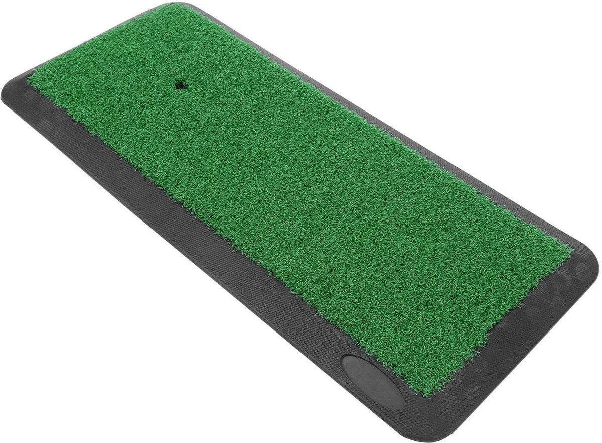 Dailygoods- Oefenmat - Duurzaam PP-kunstgras - Antislip Rubberen Basis - Schokabsorptie - Voor Binnen/Buiten - Ideaal voor Golftraining - Golfmat