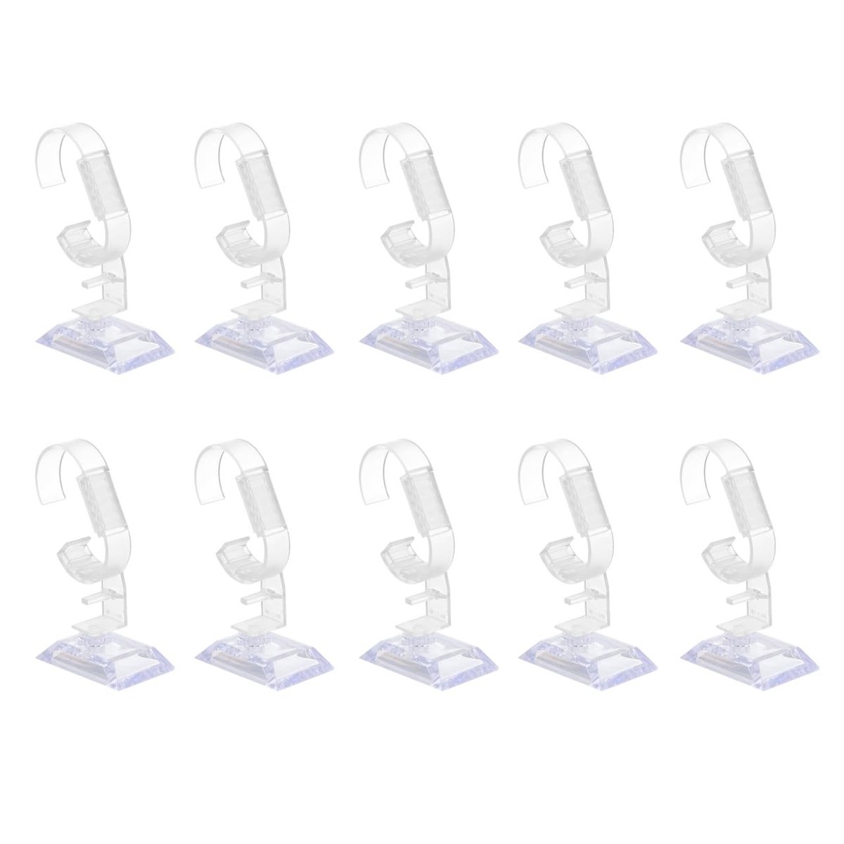 Dailygoods- Horlogestandaard Transparant - Bureau-organizerhouder - Horloge Houder - Presentatiestandaard - Verstelbaar - Bescherming tegen Krassen - Horlogehouder