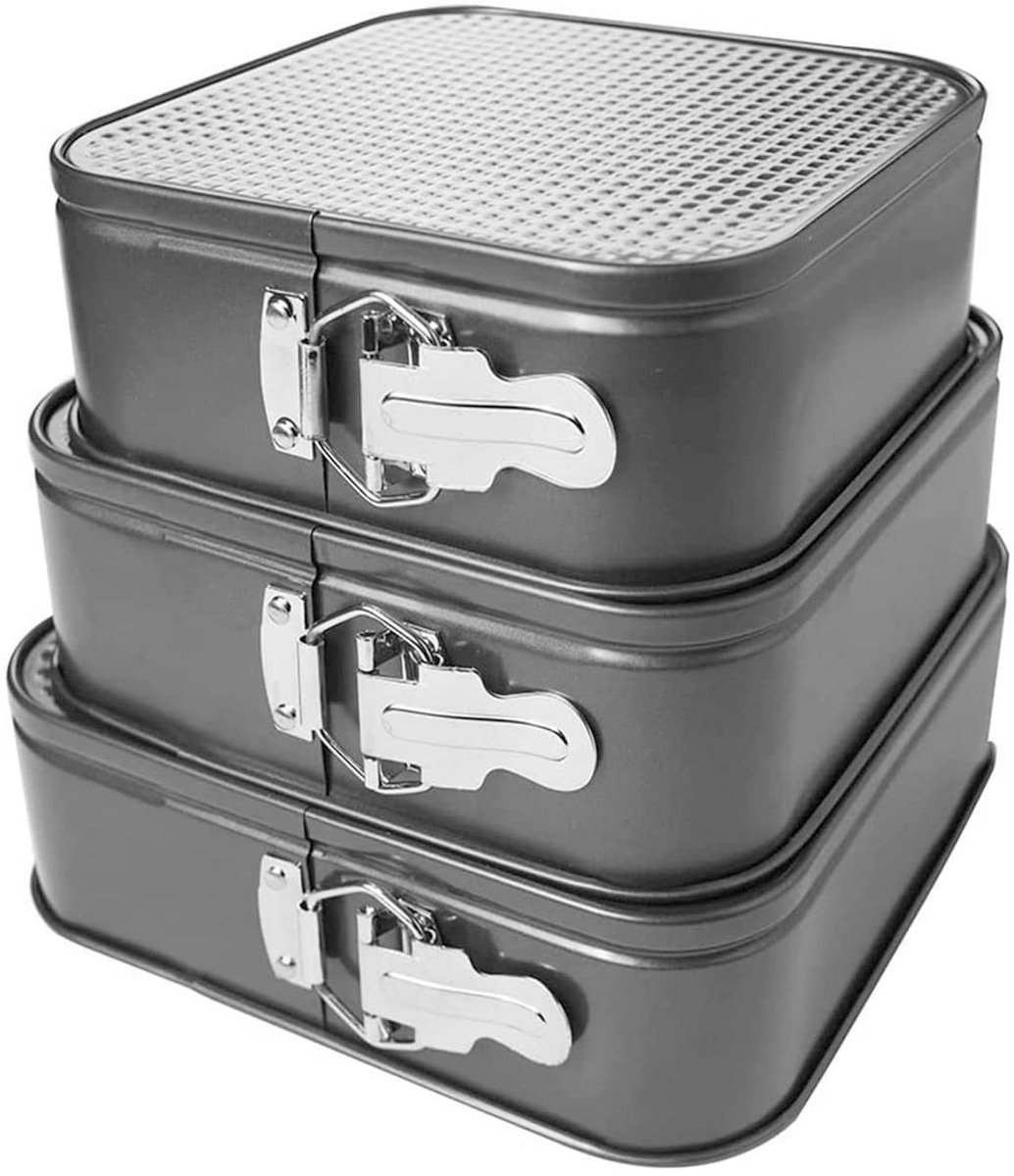 Dailygoods- Cheesecakevorm met afneembare bodem - Springvorm 20 cm - Luchtdicht - Antiaanbaklaag - Voedselveilig - Voor diverse taarten