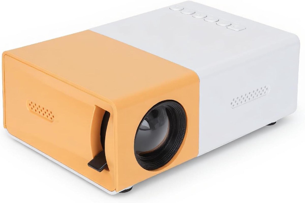 Mini Projector - Draagbare Beamer - Film Avond Thuis - Automatische Correctie - Tot 100 Inch - Wit