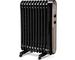 TROTEC olieradiator TRH 24 E - 2.200 W elektrische radiator met 11 lamellen, 3 warmtestanden,…