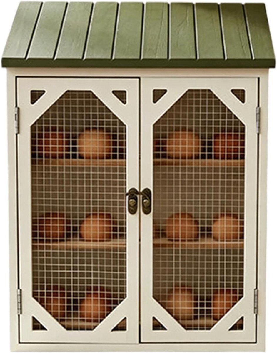 Decoratieve eierkist Eierhouder mand Keuken organiseren Rustiek ontwerp Ruimte voor 24 eieren Niet gespecificeerd