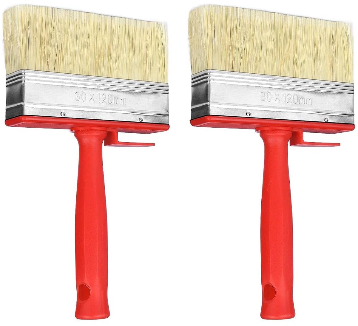 Dailygoods- Verfkwasten 2-pack - Hekverfkwasten - Muurverf - Schuttingrenovatie - Terrastoepassingen - Borstelkop 120 mm - Verfborstel