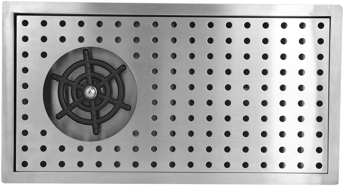 Dailygoods- Bekerwasser Automatisch - Roestvrij Staal - Glazen Spoelmachine - Handige Bekerwasser - Voor Hotel/Bar/Coffeeshop - Eenvoudig Aansluiten op Waterleiding - Kopjeswasser