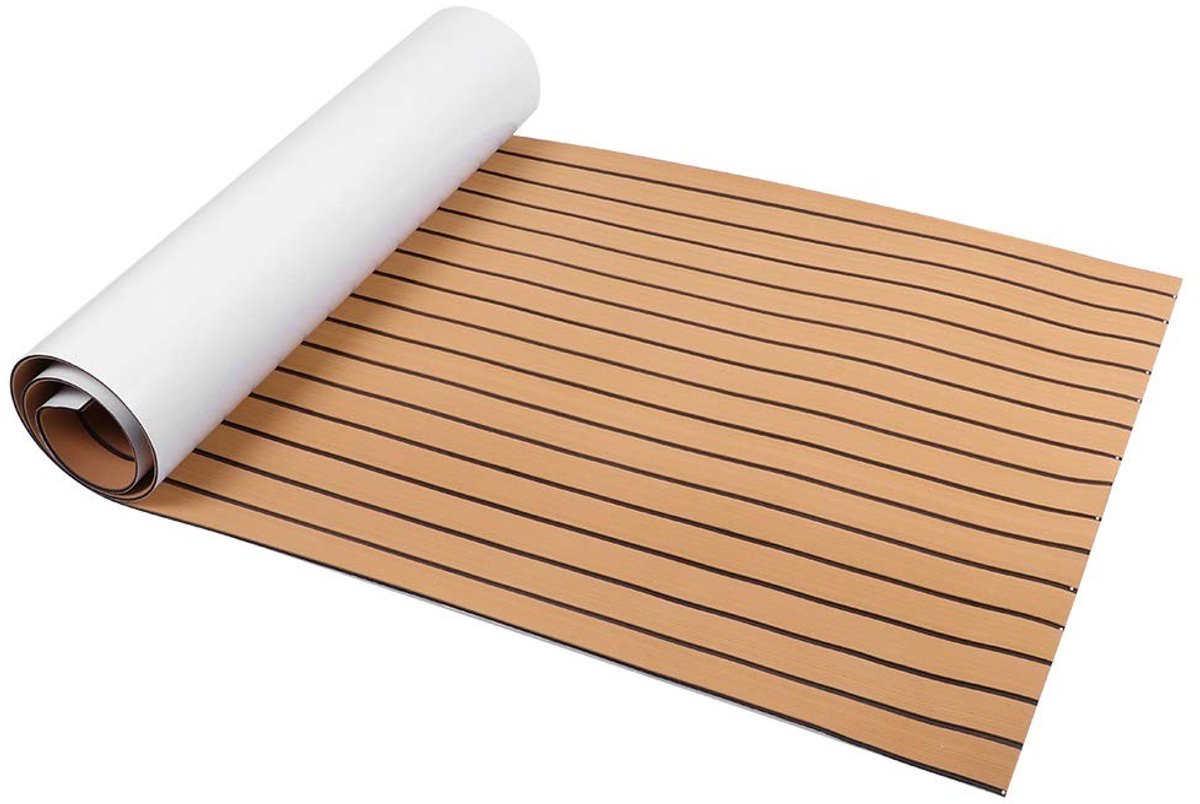 Dailygoods- Vloermat Waterdicht - Bootvloer - Zelfklevend - EVA-materiaal - Antislip - 90x240cm