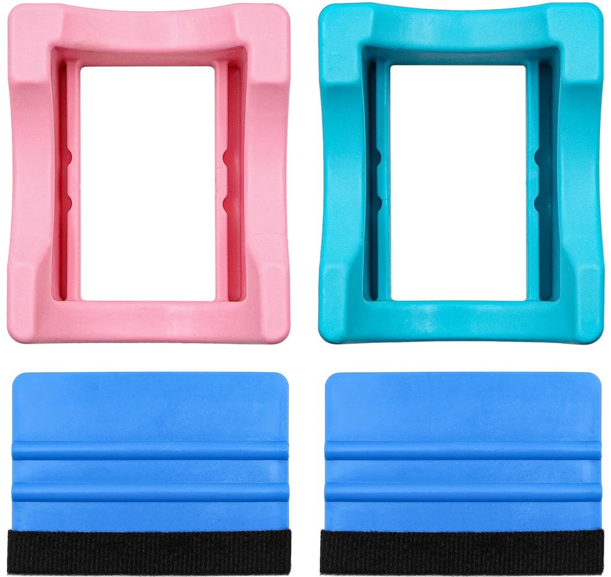 Dailygoods- Bekerhouders Set van 2 - Siliconen Drankhouder - Antislip Schrapers - Robuust en Duurzaam - 10,2 x 8,8 x 4 cm - Voor Kopjes en Blikjes - Drinkhouder