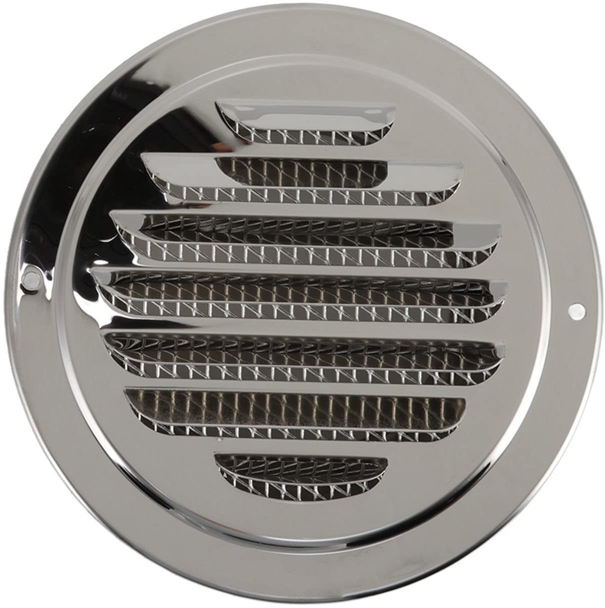 Dailygoods- Luchtventilatiehoes 304 Roestvrij Staal - Ronde Ventilatie Cover - Vliegscherm - Weerbestendig - 150 mm - Goed Afgesloten Design - Ventilatiegrill