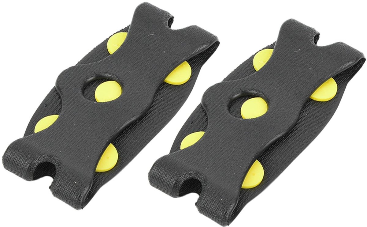 Dailygoods- Krampons Extern 5 Tanden - Antislip voor Ouderen/Kinderen - Duurzaam TPE - Geschikt voor Verschillende Schoenmaten - Ideaal voor IJs/Sneeuw - Schoenbeschermers