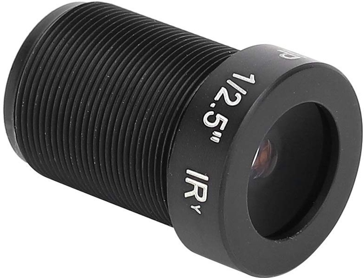 Dailygoods- Groothoekbewakingslens 5MP - Vaste Focus - 6 mm Brandpunt - M12 Bevestiging - Stabiele Beeldkwaliteit - Veiligheidsaccessoires - Cameralens