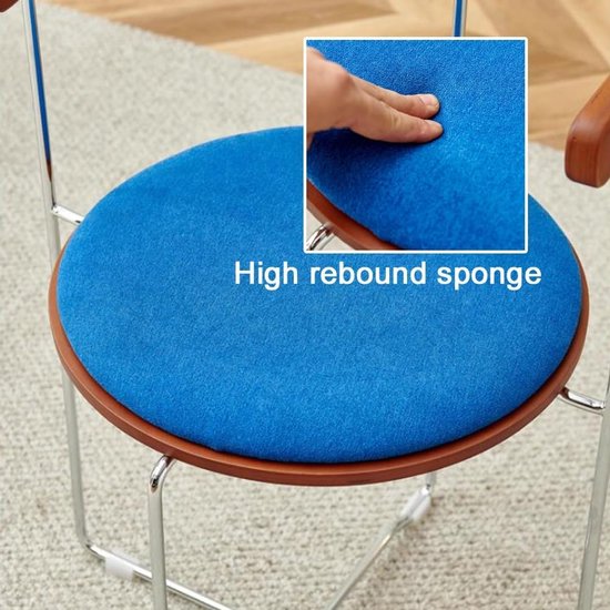 Klapstoelen - Opvouwbare stoelen - Extra zitplaatsen - Gewatteerd comfort - 100 kg draagvermogen - Blauw — afbeelding 3