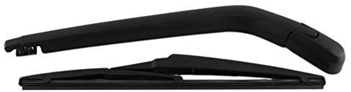 Dailygoods- Reiniger Mes Hoge Kwaliteit - Achterruitenwisser - Rubber - Zacht Laagontwerp - Stille Reiniging - Geschikt voor Ssangyong Rexton