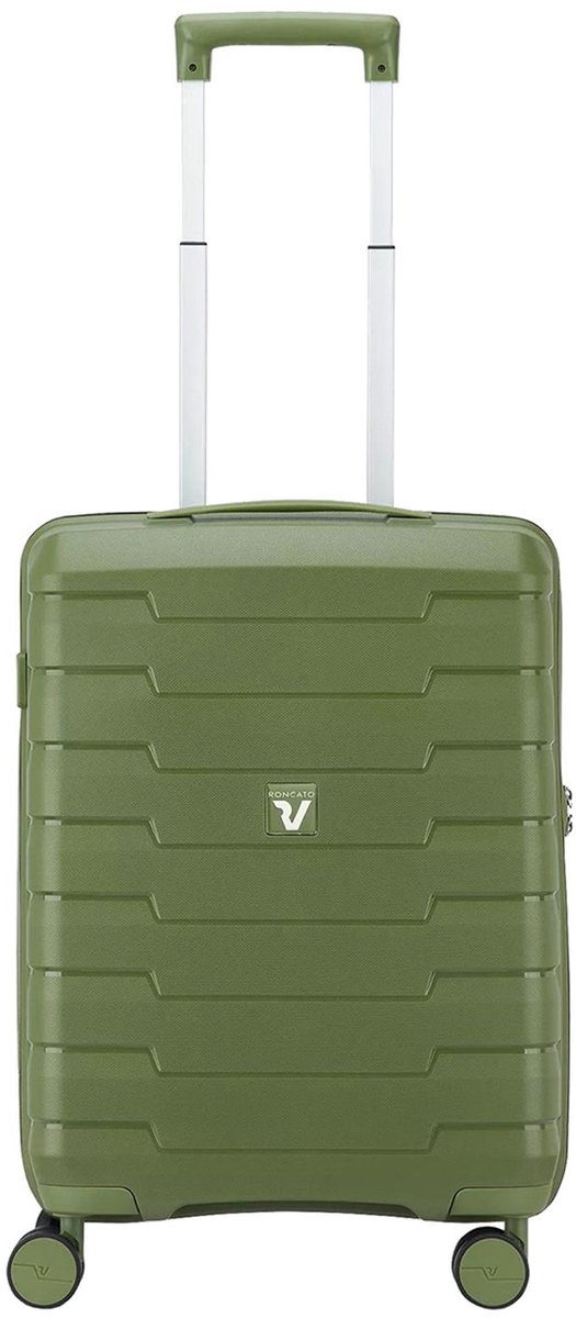 Roncato Skyline 2.0 Neon Handbagage Spinner 55 cm - 40 liter - 55x40x20 cm - oliva