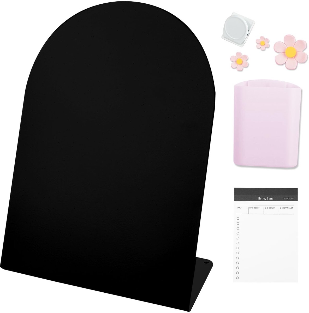 Dailygoods- Whiteboard Magnetisch - Prikbord - Draagbaar - Afwasbaar - Standaard - Multifunctioneel