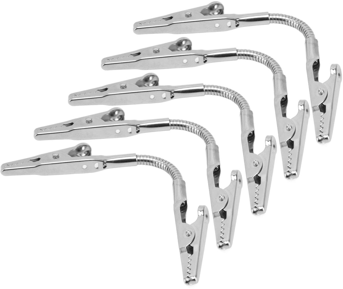 Dailygoods- Foto Clips 5 Stuks - Dubbelzijdige Clips - Metalen Draad - Fotohouders - DIY Ambachten - Stevig Metaal - Foto Houders
