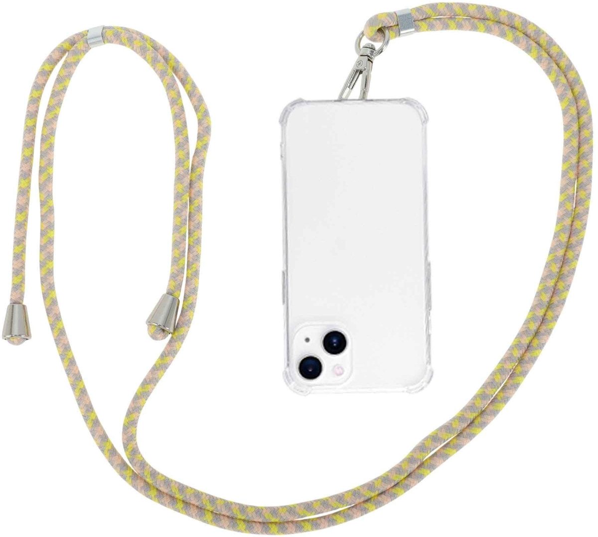 Dailygoods- Telefoonkoord verstelbaar - Telefoonketting universeel - Telefoonkoord voor smartphones - Antislip band - Duurzaam polyester - Lichtgewicht en vochtbestendig