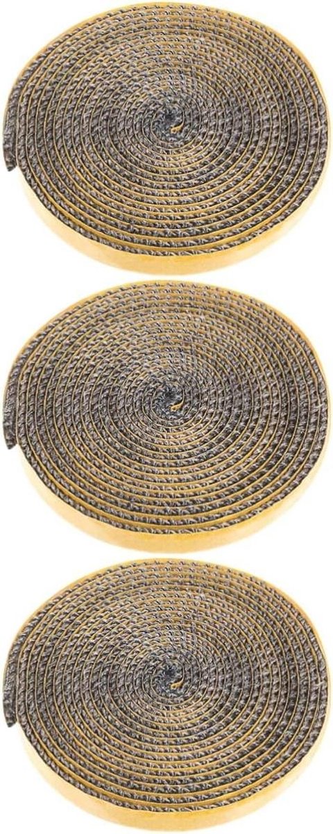 Deur Afdichting Touw - Vervanging Touw - Houtkachel Afdichten - Hittebestendig Glasvezel - 400 cm - Zwart