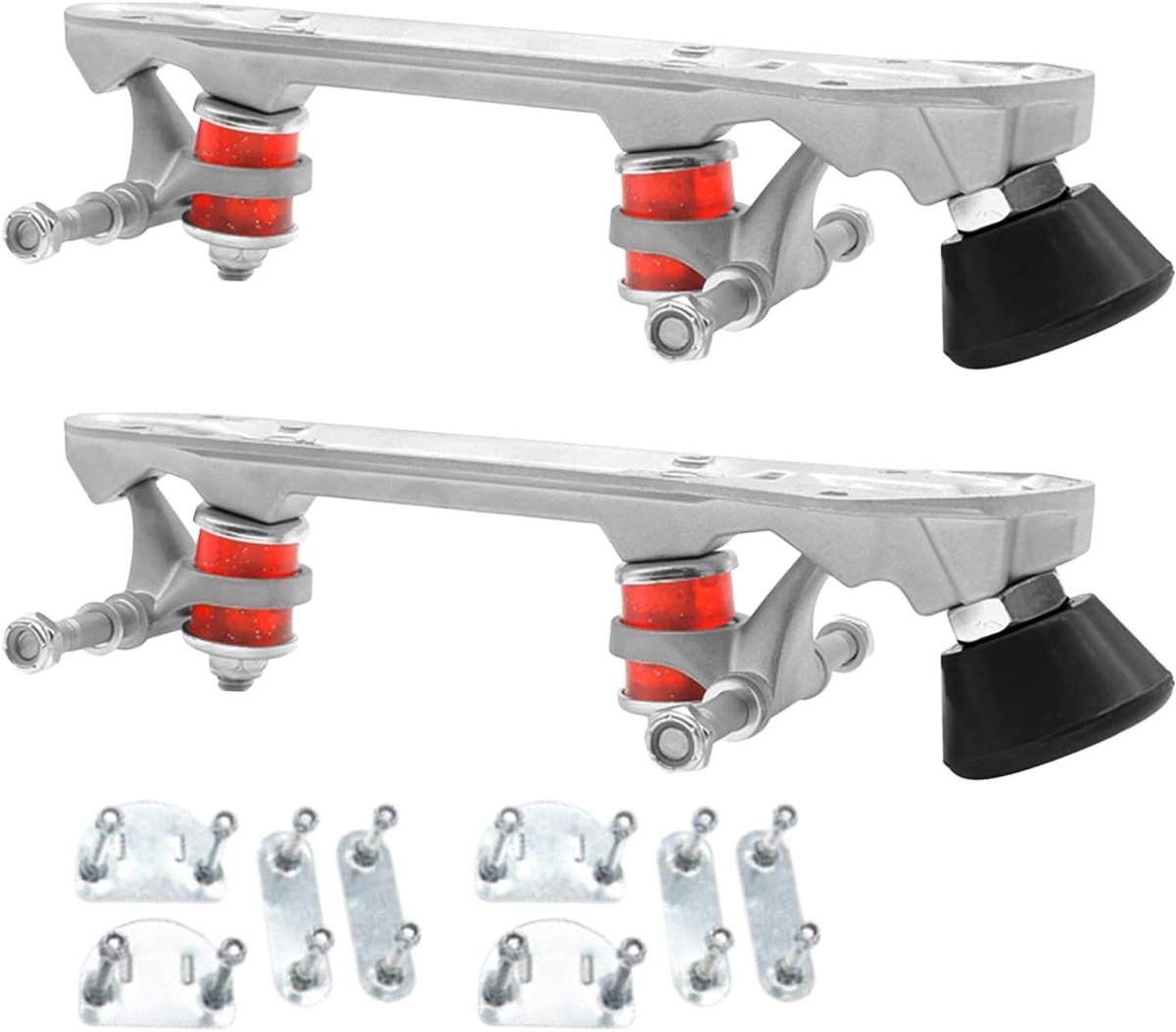 Rolschaatsbasis Twee-rijen beugel Outdoor recreatie Robuuste aluminiumlegering 234mm tot 241mm
