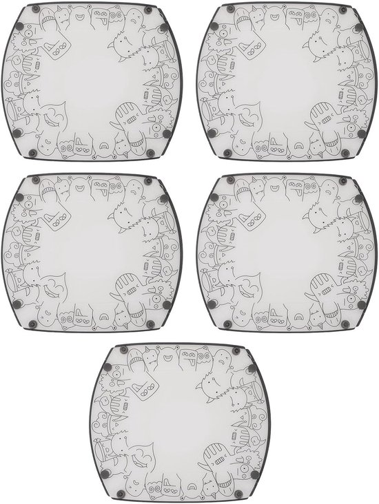 Opvouwbare Borden - Kampeerkommen Reiskommen - Buiten Eten - Compact Vouwbaar Ontwerp - 20 cm Diameter - Wit — afbeelding 5