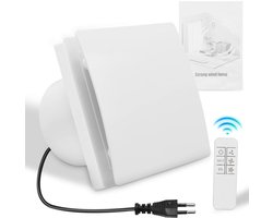 Innovastore Afzuigventilator – Wandventilator – Multifunctionele ventilator – Ventilatie Badkamer – Ventilatie Wc – Wit
