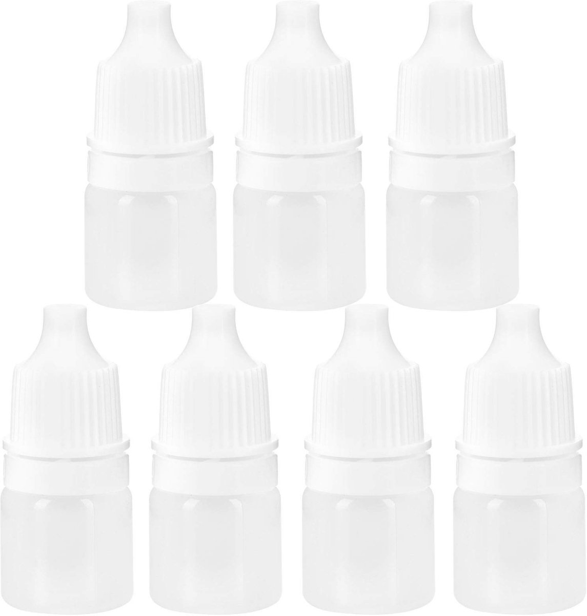 Dailygoods- Druppelflesje 2 ml - 100 Stuks - Luchtdicht - Lekvrij - Lichtgewicht - Ideaal voor oliën en oogdruppels - Druppelfles