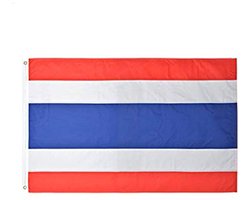 Thaise Vlag - Vlag van Thailand - Trairanga - Triarong - 150/90CM - Polyester - CHPN